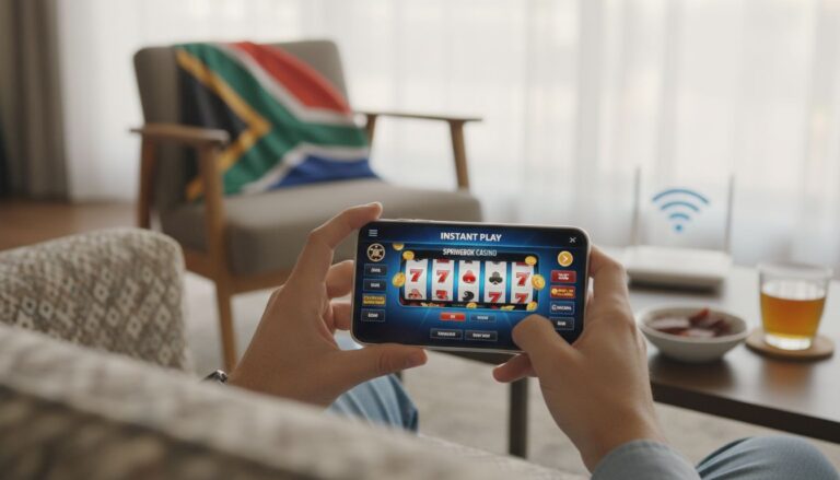 Instant-play casino games compatible with ISPs